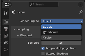 Select Cycles for renderer