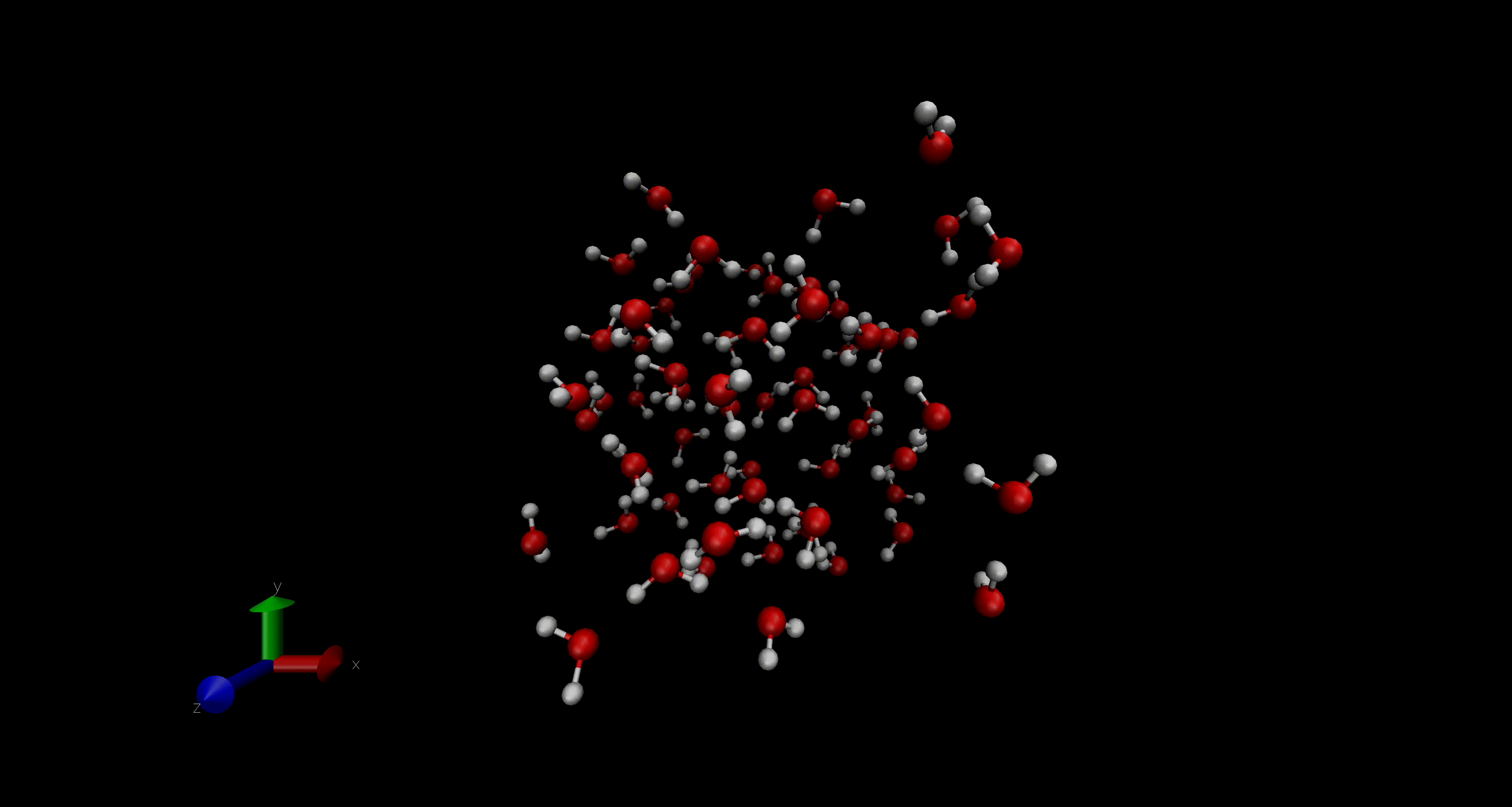 CP2K simulation visualization